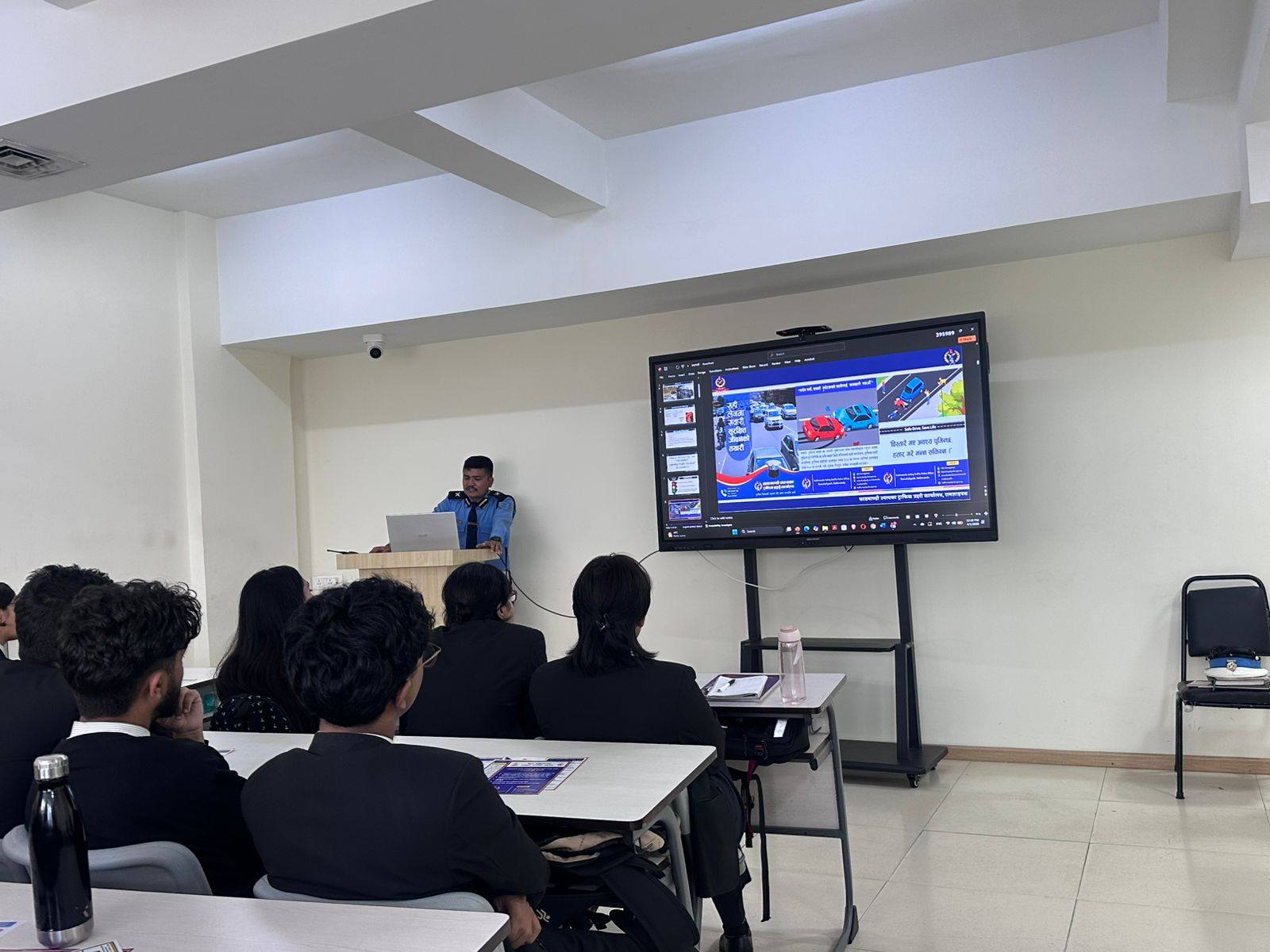 Himalayan WhiteHouse College of Law Conducts Street Law Orientation on Traffic Rules and Legal Awareness